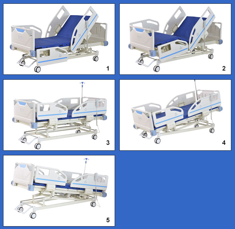 Electronic medical bed for patient