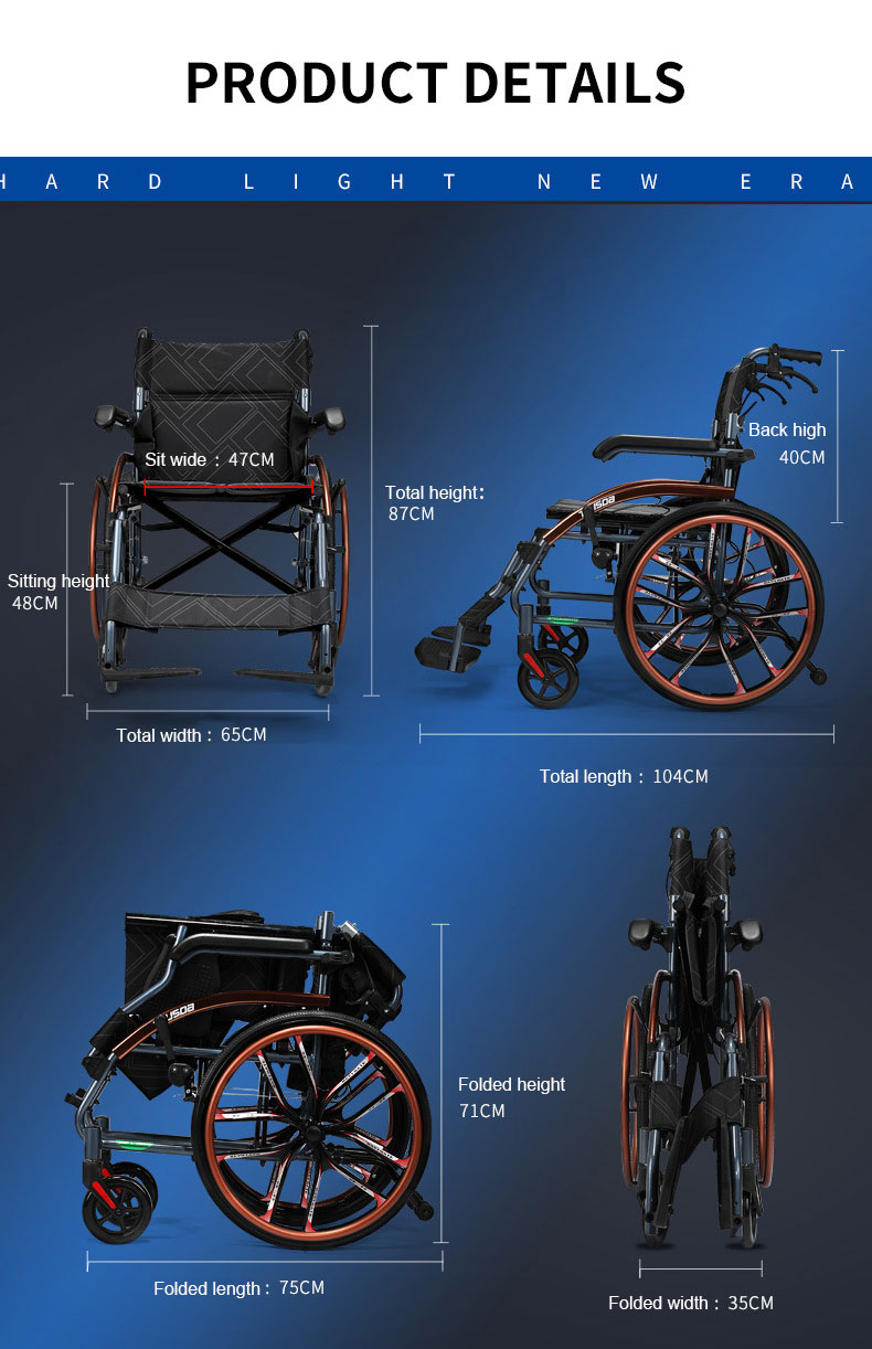 sillas de ruedas de aluminio para discapacitados
