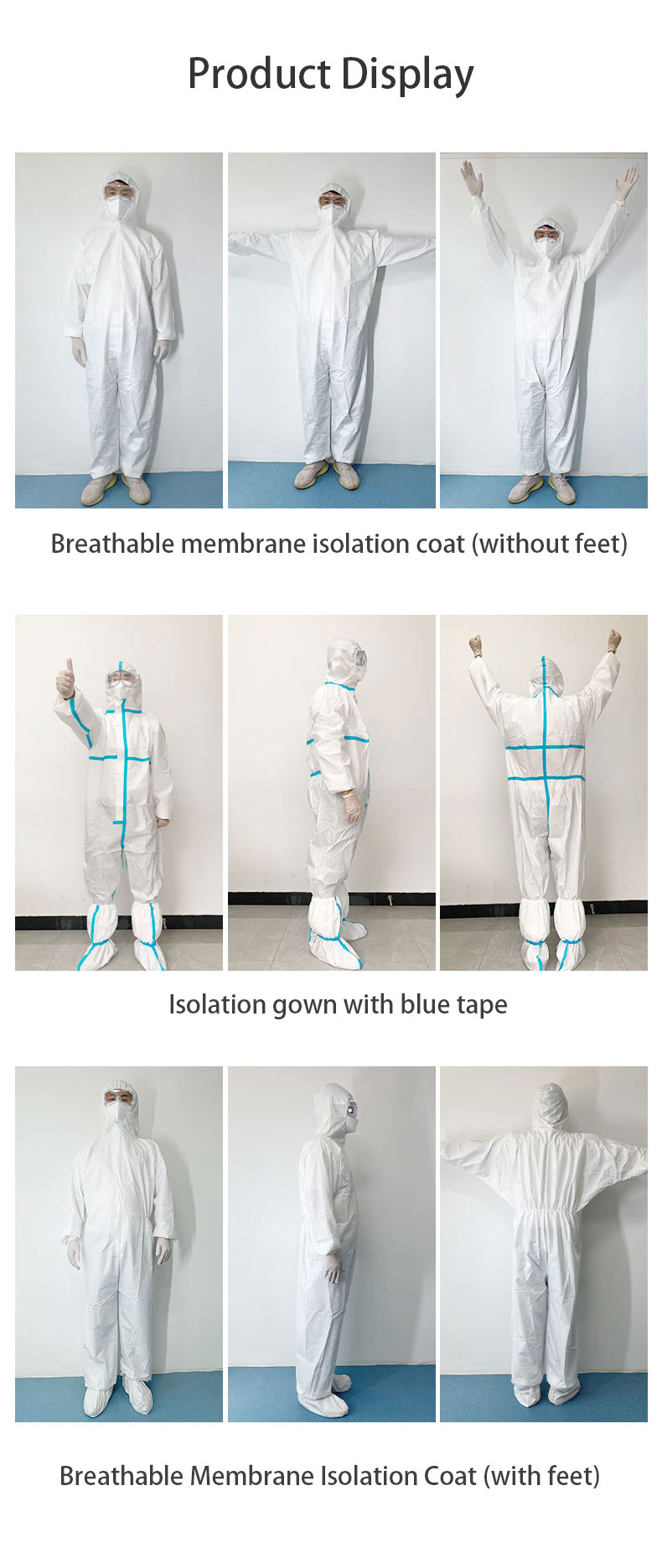 disposable surgical hospital protective clothing