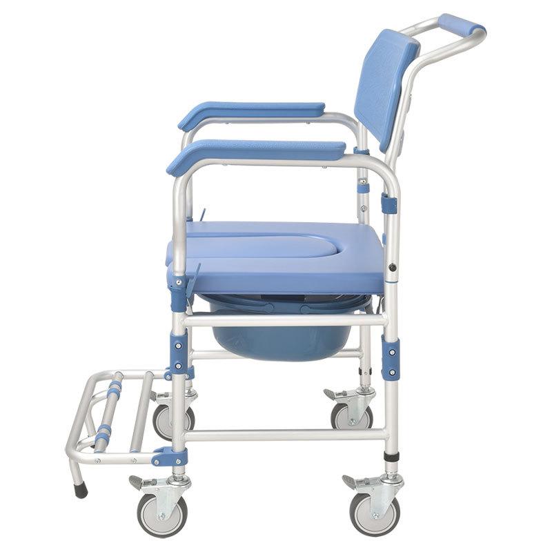 aluminum folding wheelchair with toliet